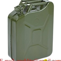 Jerry Can 5 Gal NATO Gasoline Fuel Can Metal Gas Tank Emergency Backup