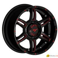 18×9 BLACK MILLING PIONTSJH-S02 auto aluminum wheels _Jihoo Wheels