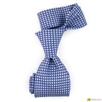 Men's 100% Silk Twill Custom Repeating Tropical Undersea Dolphin Fish Print Tie