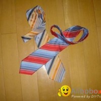 poly woven necktie