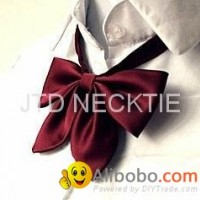 Fashion silk polyester lady bow ties