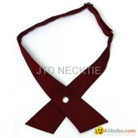 Polyester cross neckties