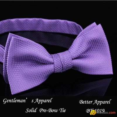 polyester bow tie custom embroidered bow tiepicture1