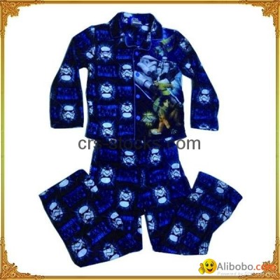 Boys and Girls' Flannel pajamas set-Wholesale Onlypicture1