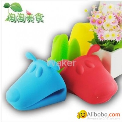 heat resistance silicone oven mitts and pot holderspicture1