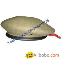 Navy blue army green desert wool polyester nylon Military Beret