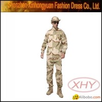 acu terylene silk tri-colored cldesert military uniform othings acu in camo