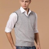 Men's cashmere vest