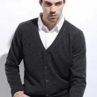 Men's cashmere cardigan