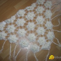 hand crochet shawl