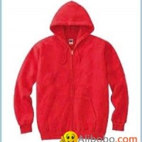 Hoody with zipper and hat fleece