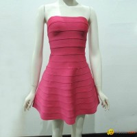 Wholesale Red Legerity Strapless Bandage Dress&Evening Dress