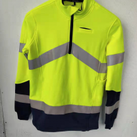 Man reflective wear work clothing