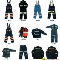 Poly cotton twill safety workwear coverall