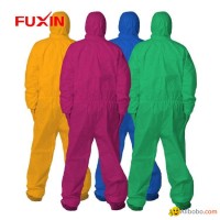 Protective Overalls Disposable Coverall Nonwoven Waterproof Microporous Coverall