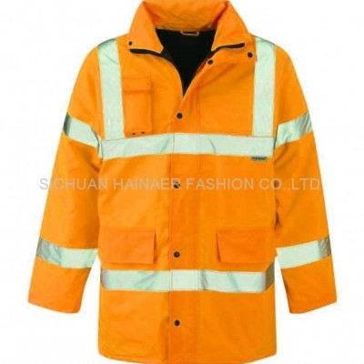 High vis storm coat HNE W1306 ,worker wear,worker uniform,worker clothespicture1