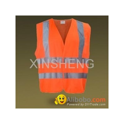 High Visibility Reflective Vest with customer logos meeting EN471, ANSIpicture1