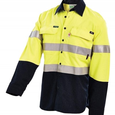 OEM Mans Hi-Vis Autumn Outdoor Protective Safety Workwear Clothes for Companypicture1