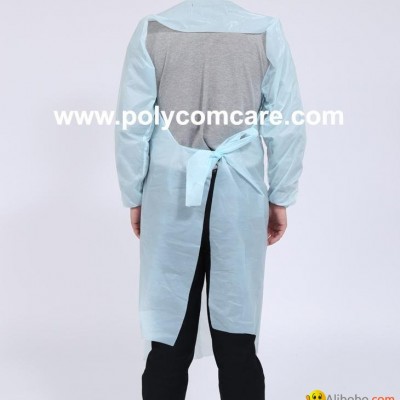 CPE/PE Elastic Cuff Style Surgical Gownpicture1